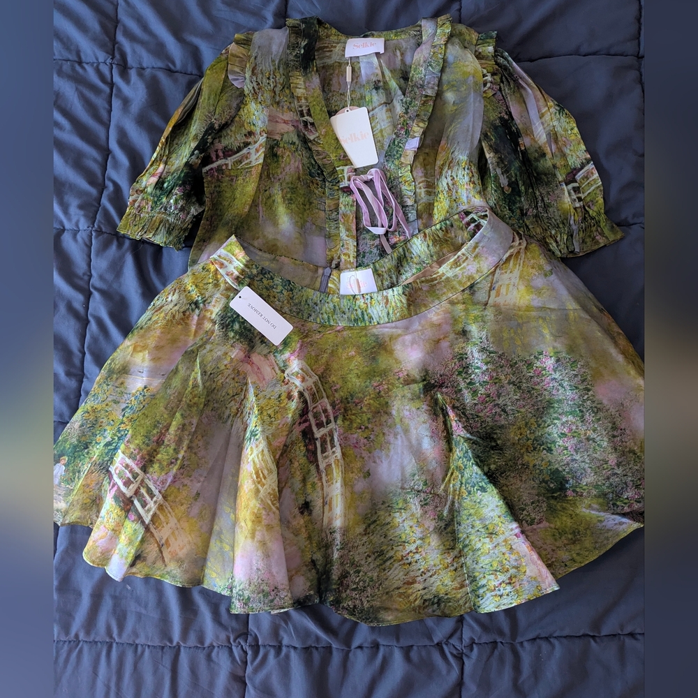 Selkie Paper Doll Set In Monet's Bridge